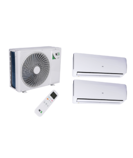 AC1 Duo-Split 6.0kW Outdoor + 2x 3.5 kW Indoor A++ Incl. Wifi “EXTRA LAGE PRIJS”